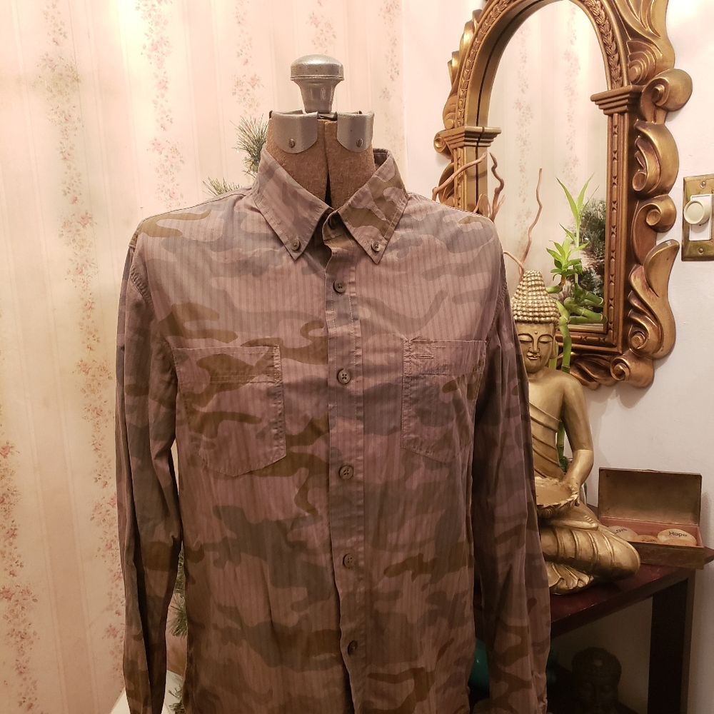 MOSSIMO SUPPLY CO. ARMY FATIGUE SHIRT